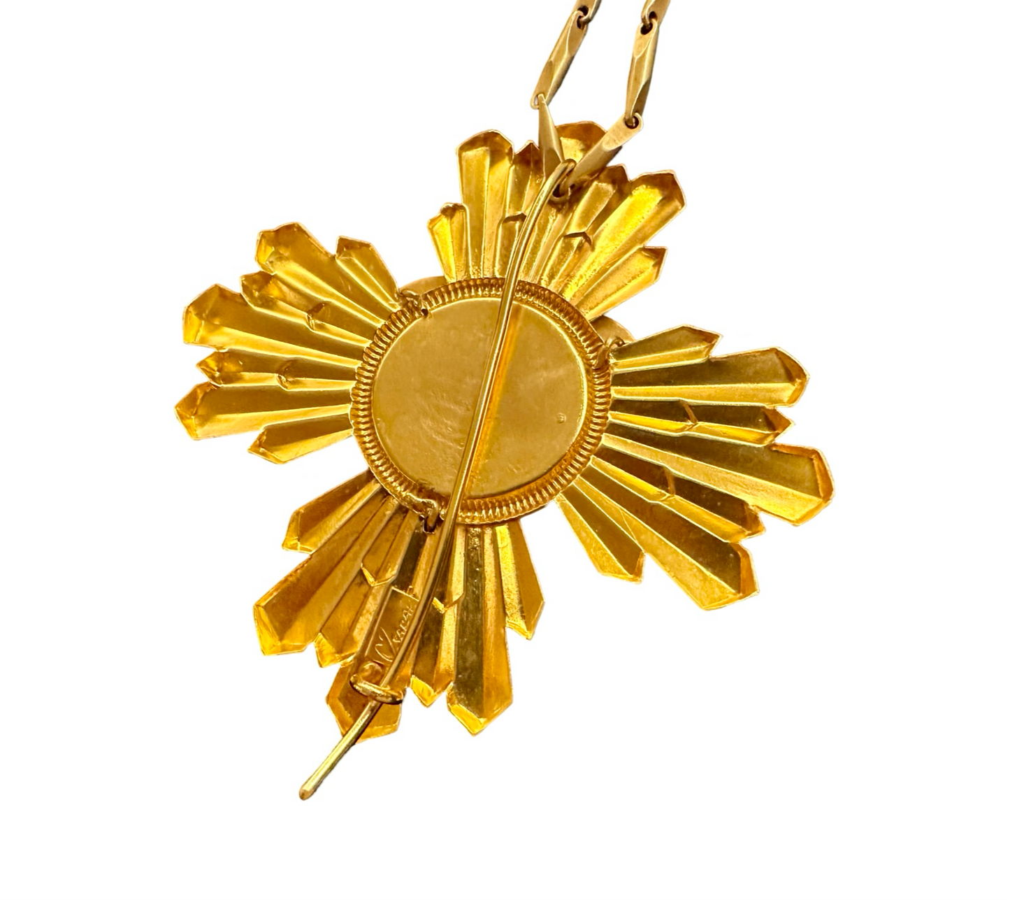 Vintage Necklace Gold Plated